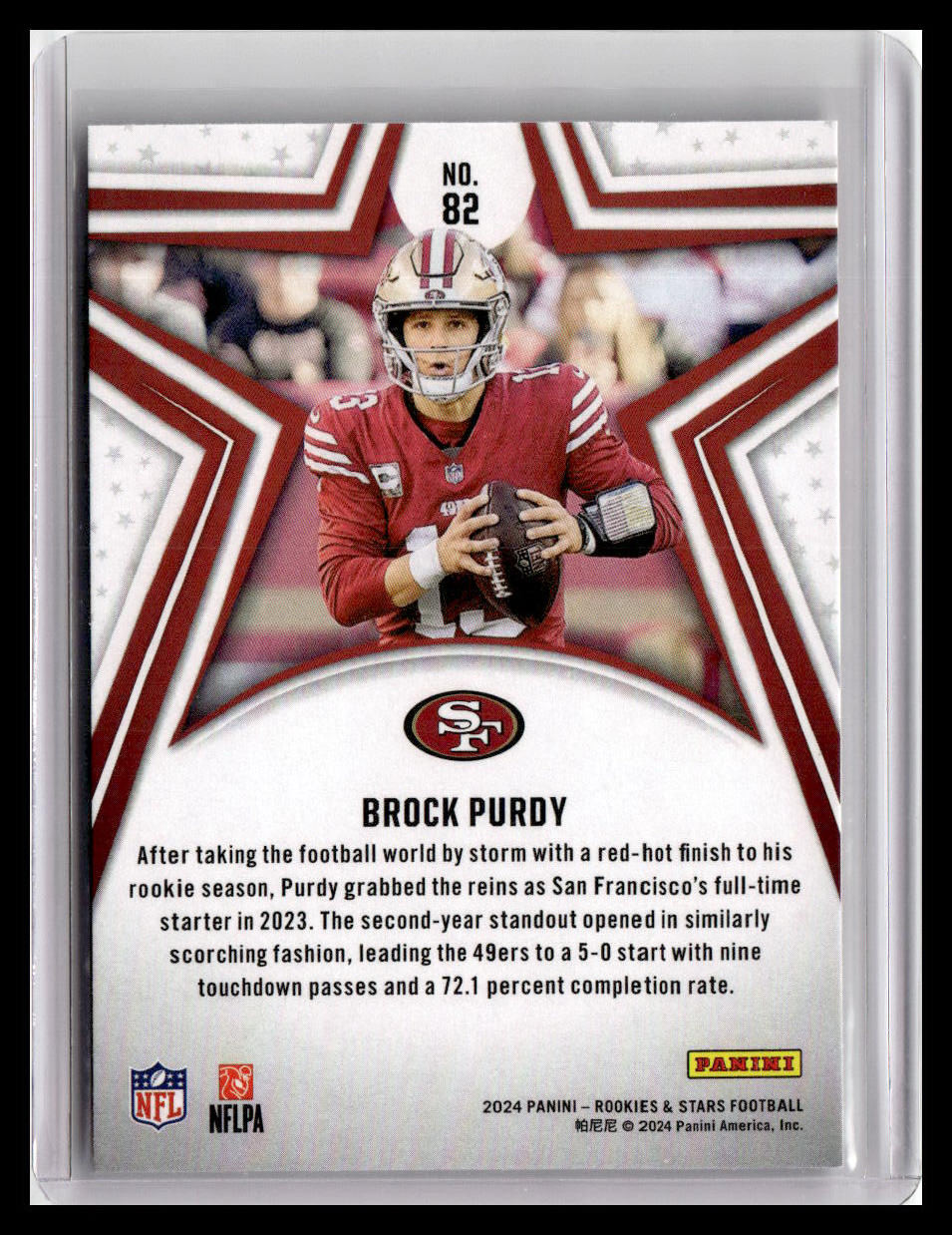 2024 Panini Rookies & Stars #82 Brock Purdy
