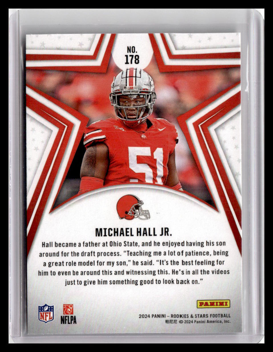 2024 Panini Rookies & Stars #178 Michael Hall Jr.