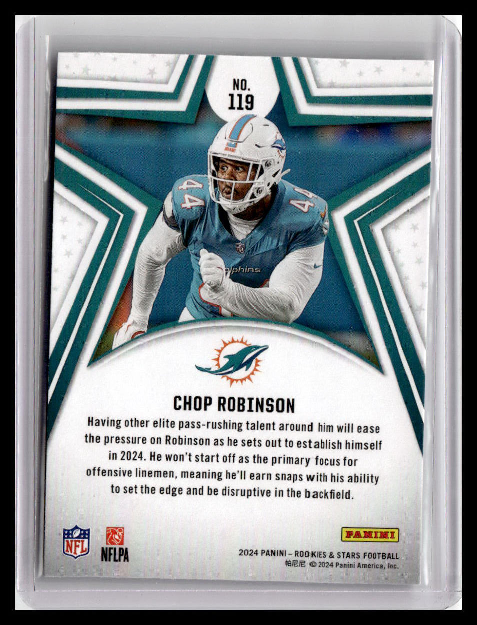 2024 Panini Rookies & Stars #119 Chop Robinson