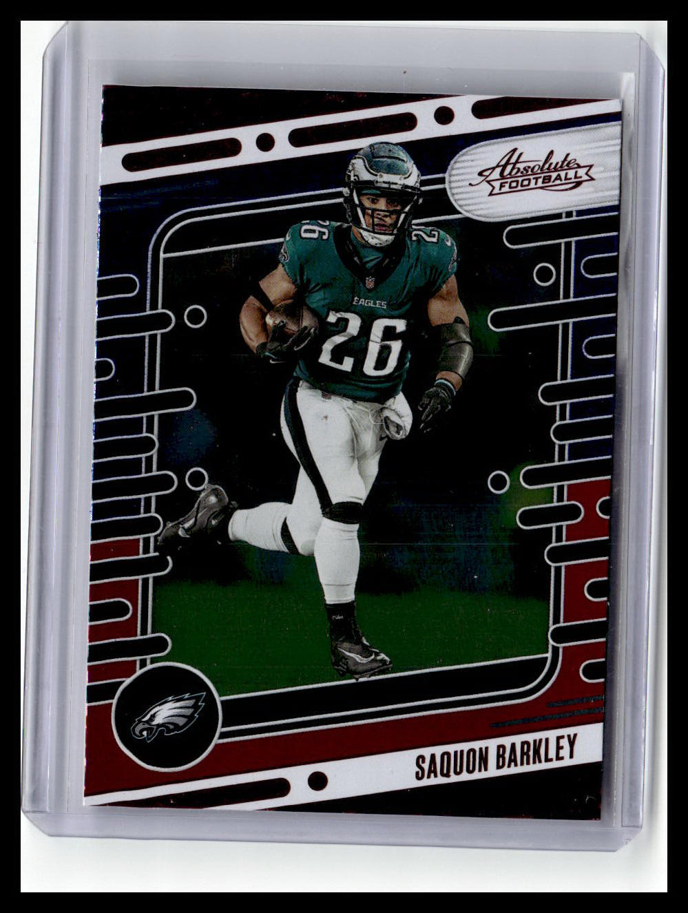 2024 Panini Absolute #85 Saquon Barkley Red and Blue