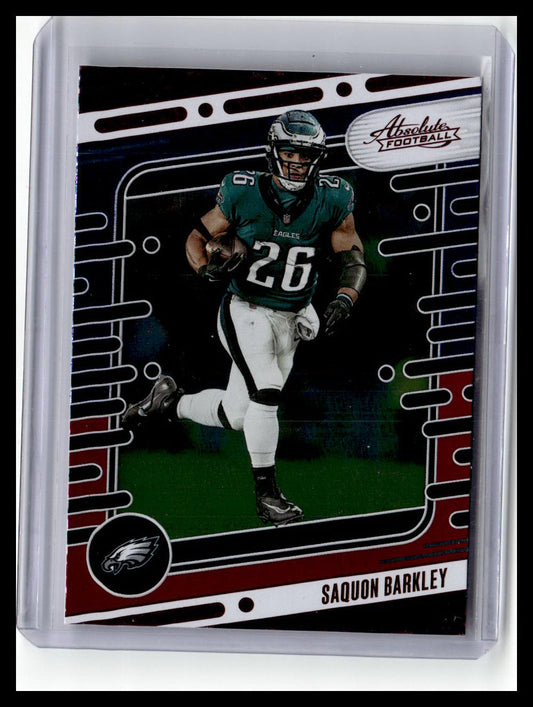 2024 Panini Absolute #85 Saquon Barkley Red and Blue