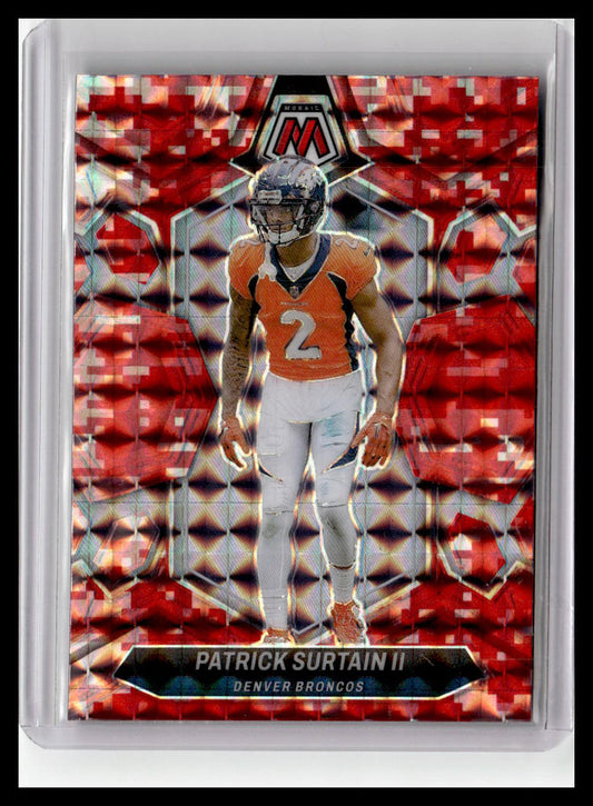 2024 Panini Mosaic #70 Patrick Surtain II Mosaic Camo Pink