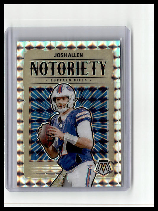 2024 Panini Mosaic #4 Josh Allen Notoriety Mosaic