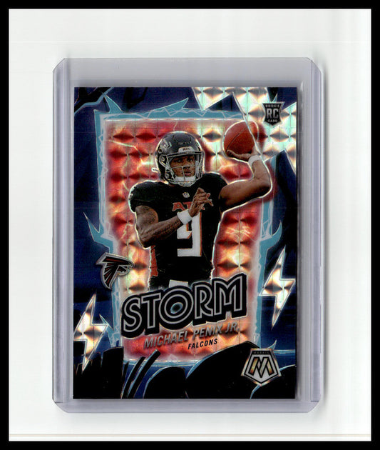 2024 Panini Mosaic #10 Michael Penix Jr. Storm Silver