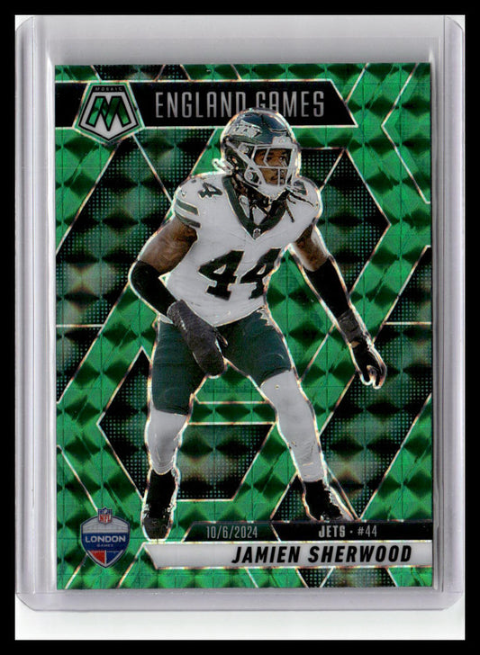 2025 Panini Mosaic #270 Jamien Sherwood Mosaic Green England Games