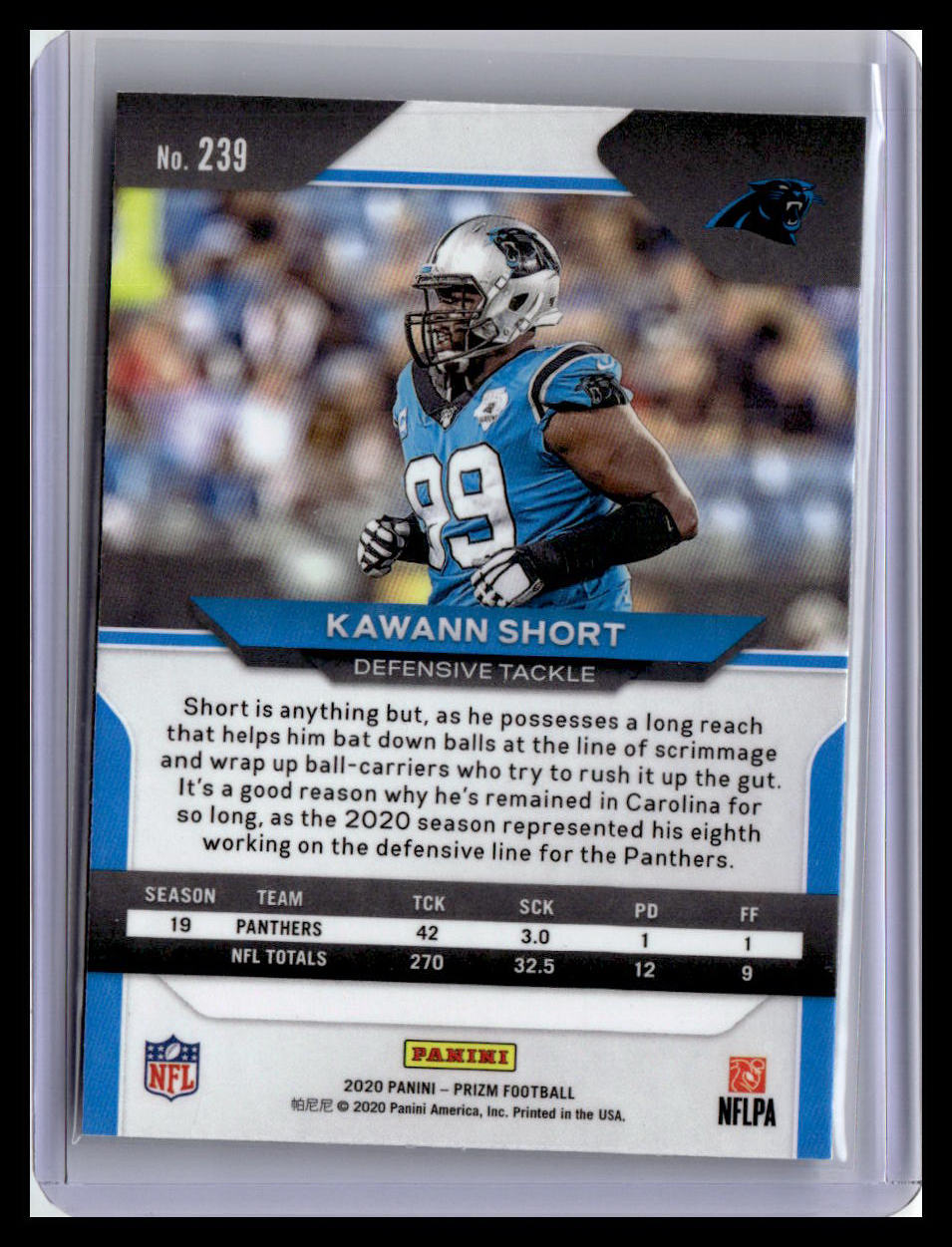 2020 Panini Prizm #239 Kawann Short