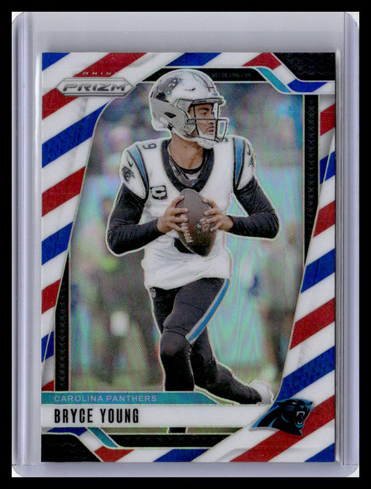 2024 Panini Prizm #37 Bryce Young Red White and Blue