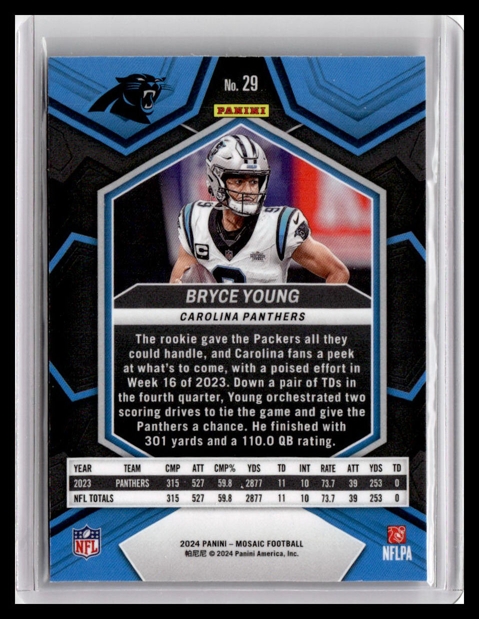 2024 Panini Mosaic #29 Bryce Young