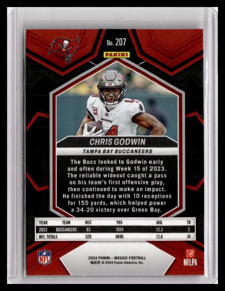 2024 Panini Mosaic #207 Chris Godwin