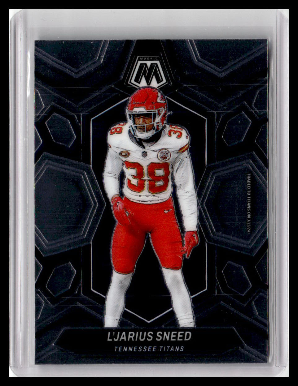 2024 Panini Mosaic #217 L'Jarius Sneed