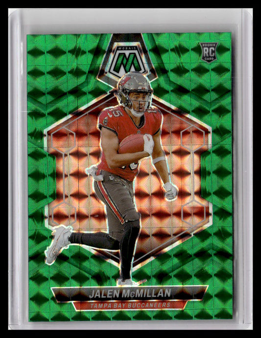 2024 Panini Mosaic #373 Jalen McMillan Mosaic Green