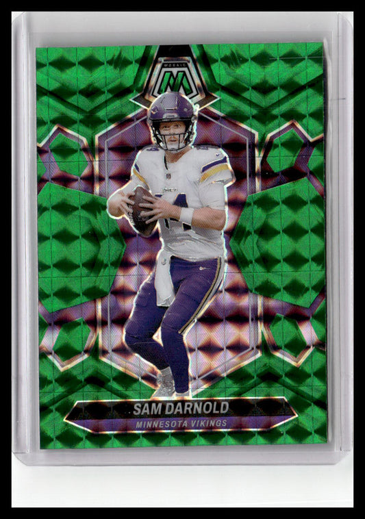 2024 Panini Mosaic #141 Sam Darnold Mosaic Green