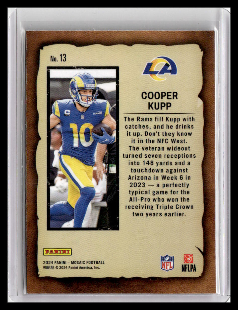 2024 Panini Mosaic #13 Cooper Kupp Notoriety