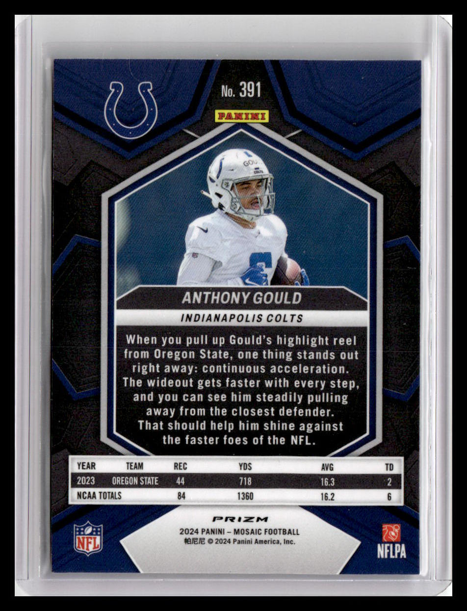 2024 Panini Mosaic #391 Anthony Gould Mosaic