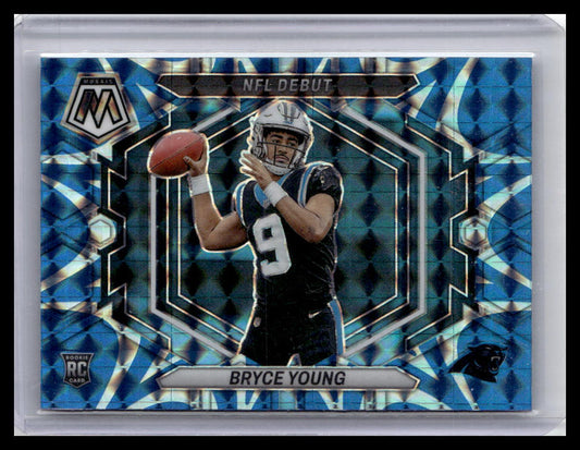 2023 Panini Mosaic #ND-2 Bryce Young Reactive Blue Mosaic