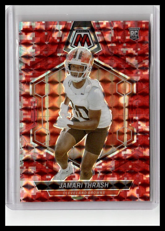 2024 Panini Mosaic #394 Jamari Thrash Mosaic Camo Pink