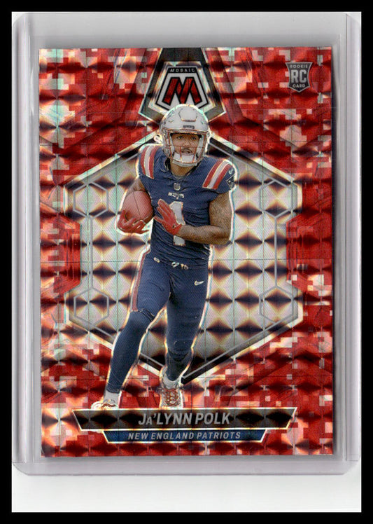 2024 Panini Mosaic #337 Ja'Lynn Polk Mosaic Red