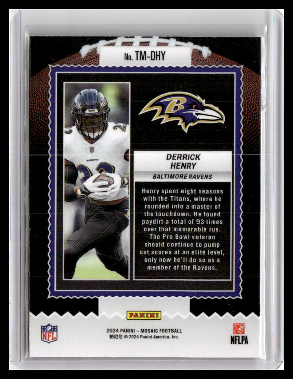 2024 Panini Mosaic #TM-DHY Derrick Henry Touchdown Masters