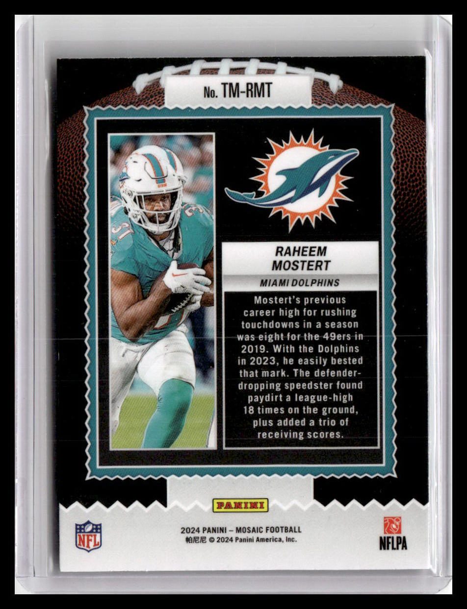 2024 Panini Mosaic #TM-RMT Raheem Mostert Touchdown Masters