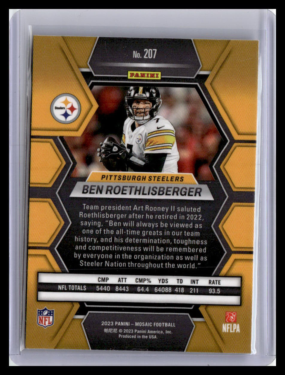 2023 Panini Mosaic #207 Ben Roethlisberger