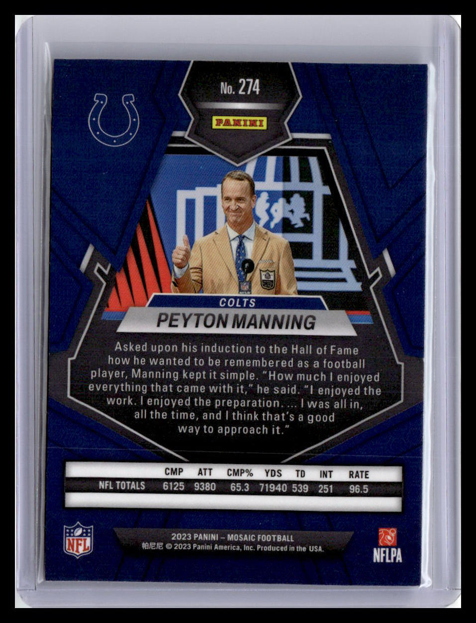 2023 Panini Mosaic #274 Peyton Manning