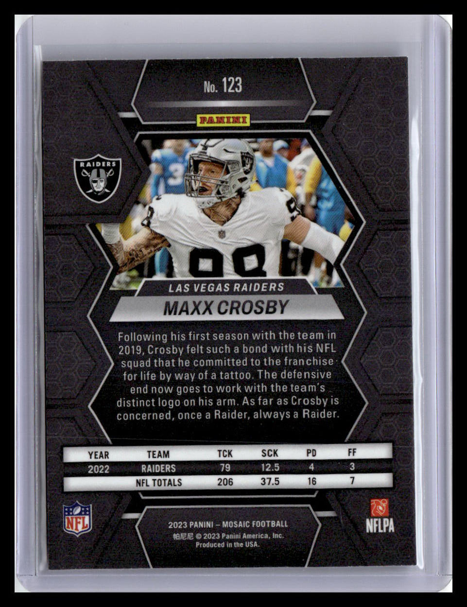 2023 Panini Mosaic #123 Maxx Crosby