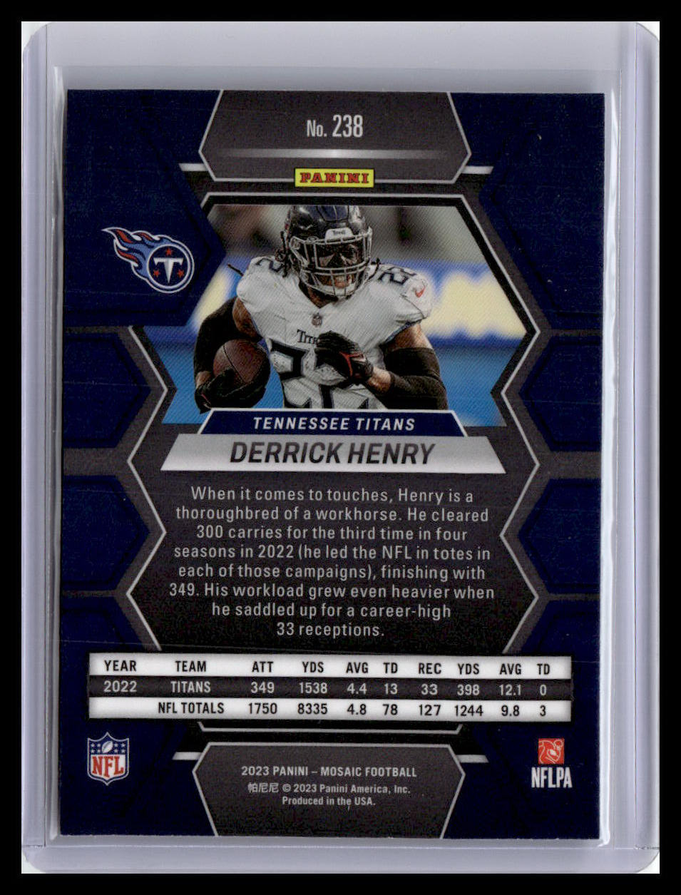 2023 Panini Mosaic #238 Derrick Henry