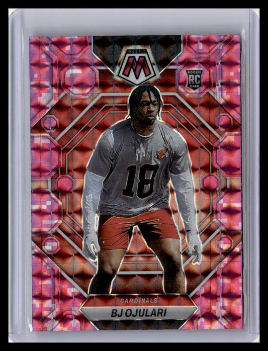 2023 Panini Mosaic #285 BJ Ojulari Camo Pink Mosaic