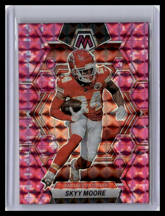2023 Panini Mosaic #111 Skyy Moore Camo Pink Mosaic