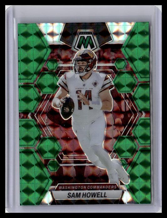 2023 Panini Mosaic #243 Sam Howell Green Mosaic