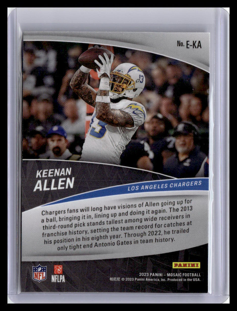 2023 Panini Mosaic #E-KA Keenan Allen Elevate