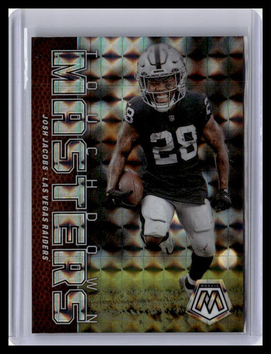 2023 Panini Mosaic #TM-JJ Josh Jacobs Touchdown Masters Mosaic