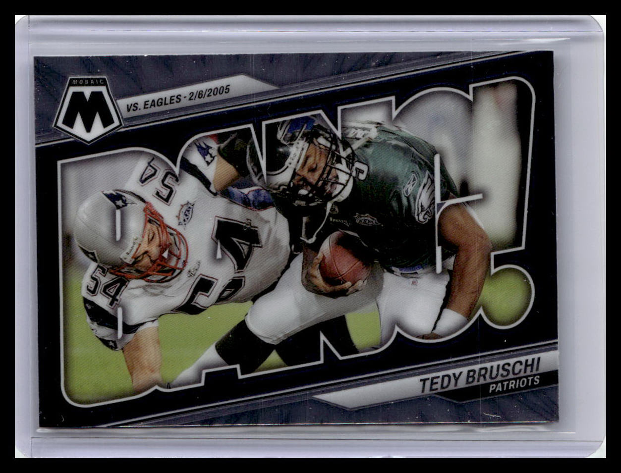 2023 Panini Mosaic #B-TDB Tedy Bruschi Bang!
