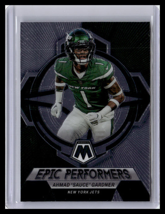 2023 Panini Mosaic #EP-AS Ahmad "Sauce" Gardner Epic Performers