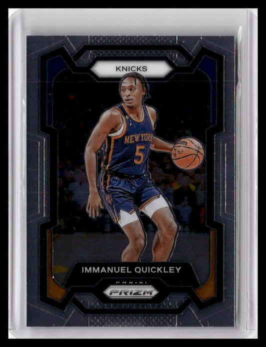 2023-24 Panini Prizm #33 Immanuel Quickley