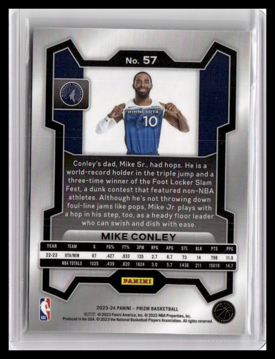 2023-24 Panini Prizm #57 Mike Conley