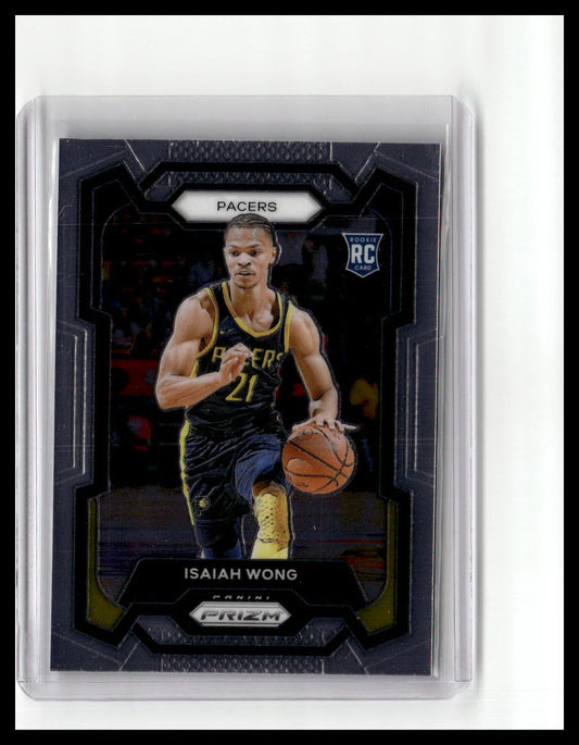 2023-24 Panini Prizm #154 Isaiah Wong