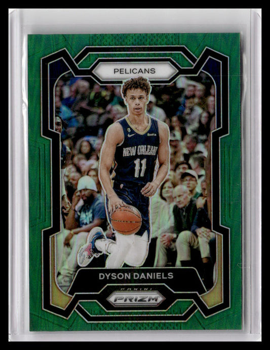 2023-24 Panini Prizm #220 Dyson Daniels Prizms Green