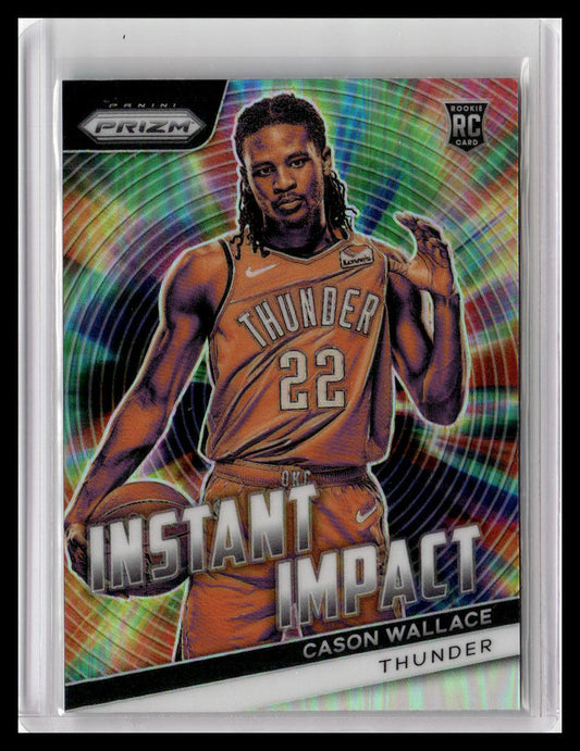 2023-24 Panini Prizm #15 Cason Wallace Instant Impact