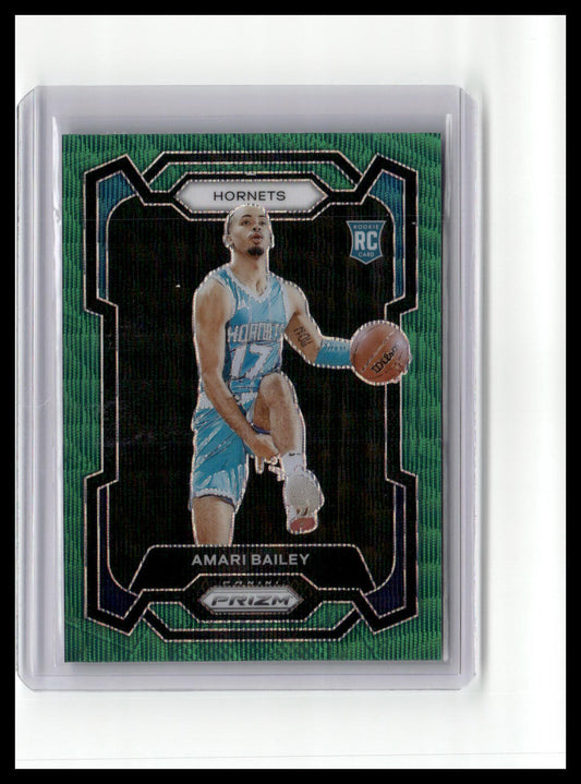 2023-24 Panini Prizm #162 Amari Bailey Prizms Green Wave