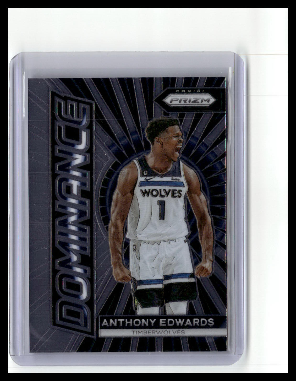 2023-24 Panini Prizm #15 Anthony Edwards Dominance
