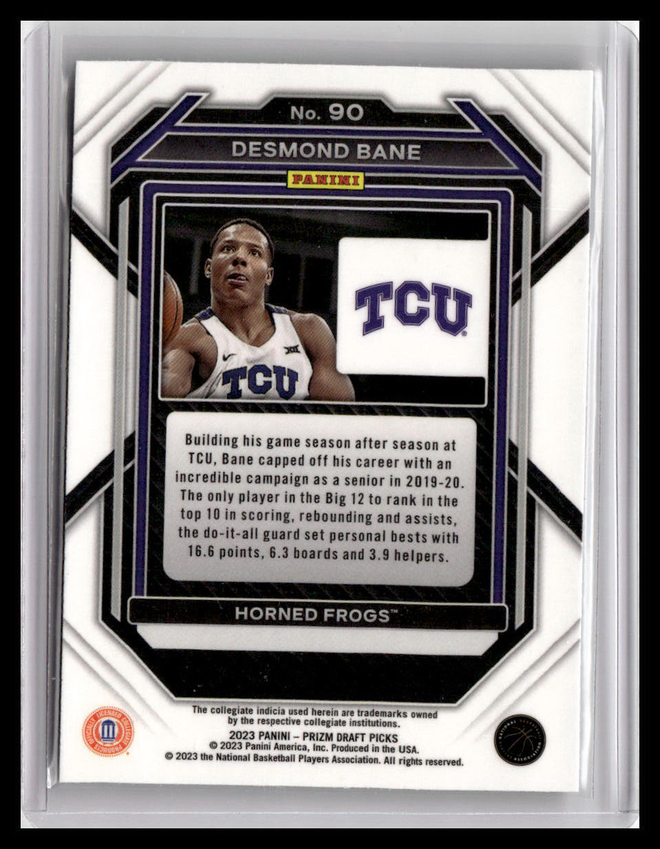2023 Panini Prizm Draft Picks #90 Desmond Bane