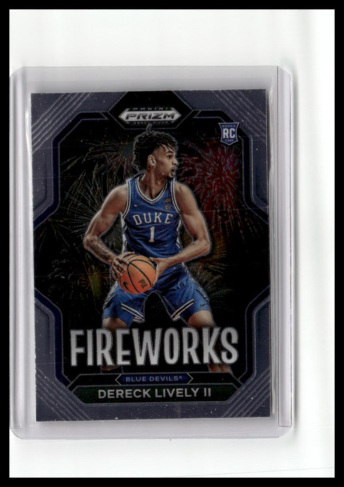 2023 Panini Prizm Draft Picks #15 Dereck Lively II Fireworks