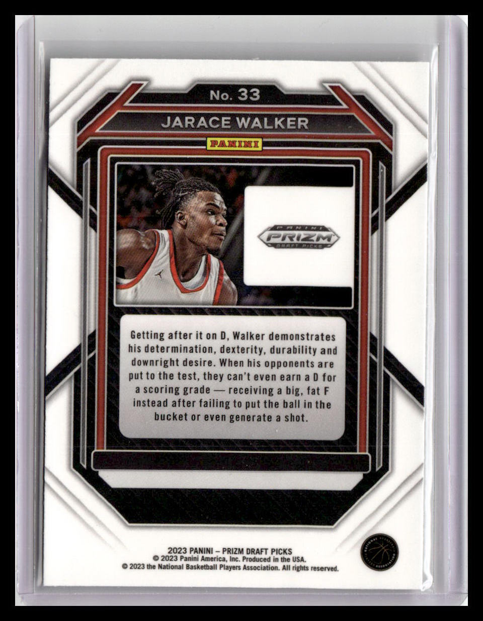2023 Panini Prizm Draft Picks #33 Jarace Walker