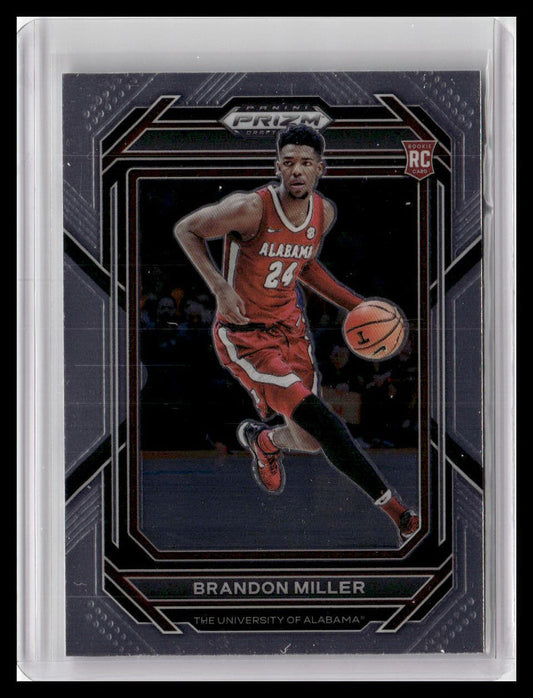 2023 Panini Prizm Draft Picks #63 Brandon Miller
