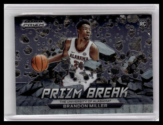 2023 Panini Prizm Draft Picks #8 Brandon Miller Prizm Break