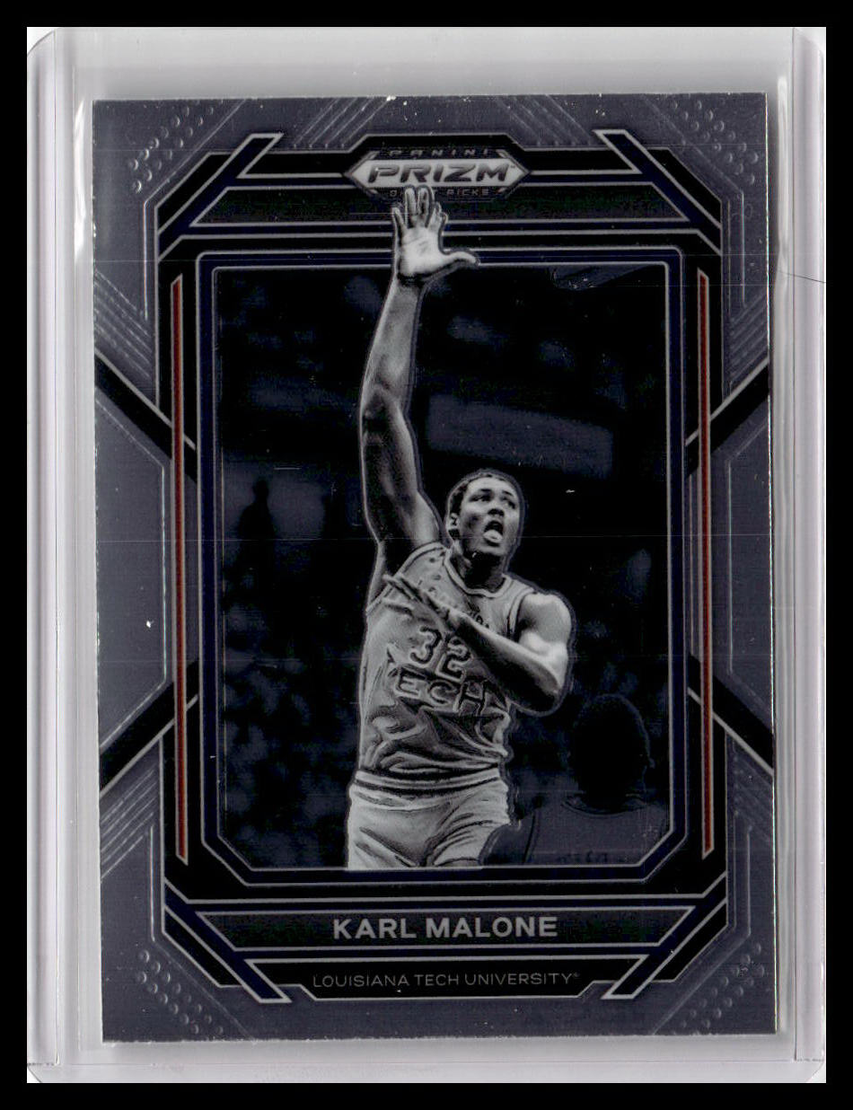 2023 Panini Prizm Draft Picks #93 Karl Malone Black & White