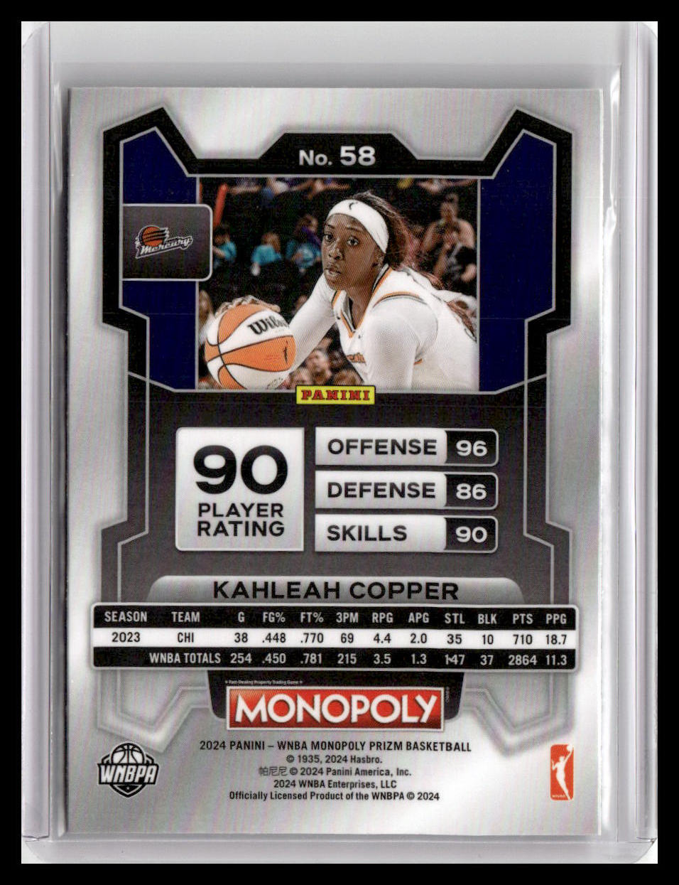 2024 Panini Prizm Monopoly WNBA #58 Kahleah Copper