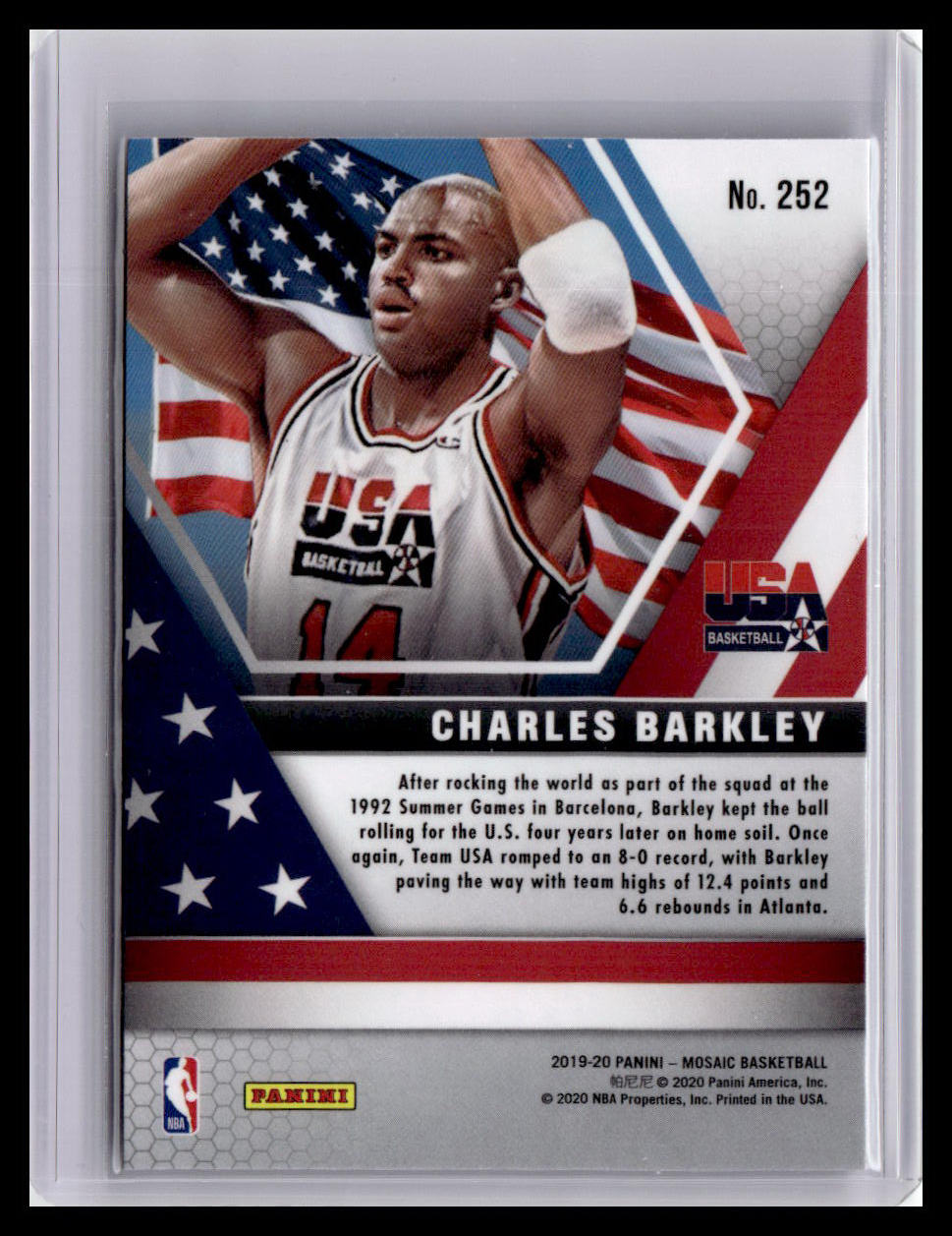 2019-20 Panini Mosaic #252 Charles Barkley