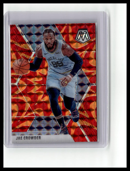 2019-20 Panini Mosaic #56 Jae Crowder Reactive Orange